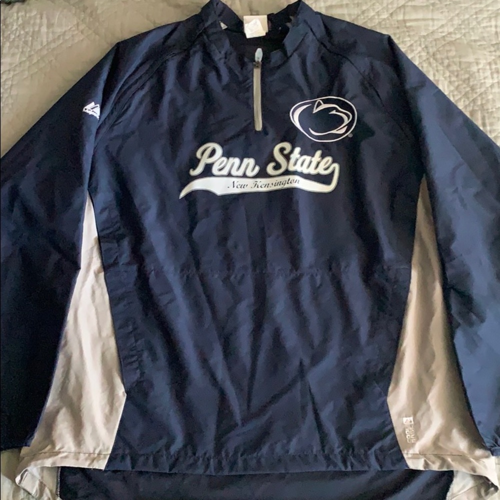 🔥Majestic Penn State Windbreaker Sz L🔥